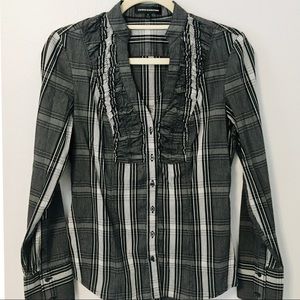 Express Design Studio Black & White Top